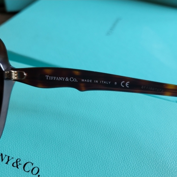Tiffany & Co Pillow Sunglasses Havanah TF4154b - Picture 10 of 13